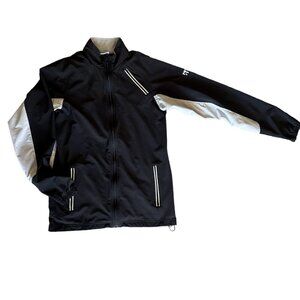 NordickTrack women's reflective training Jacket size Small black and gray